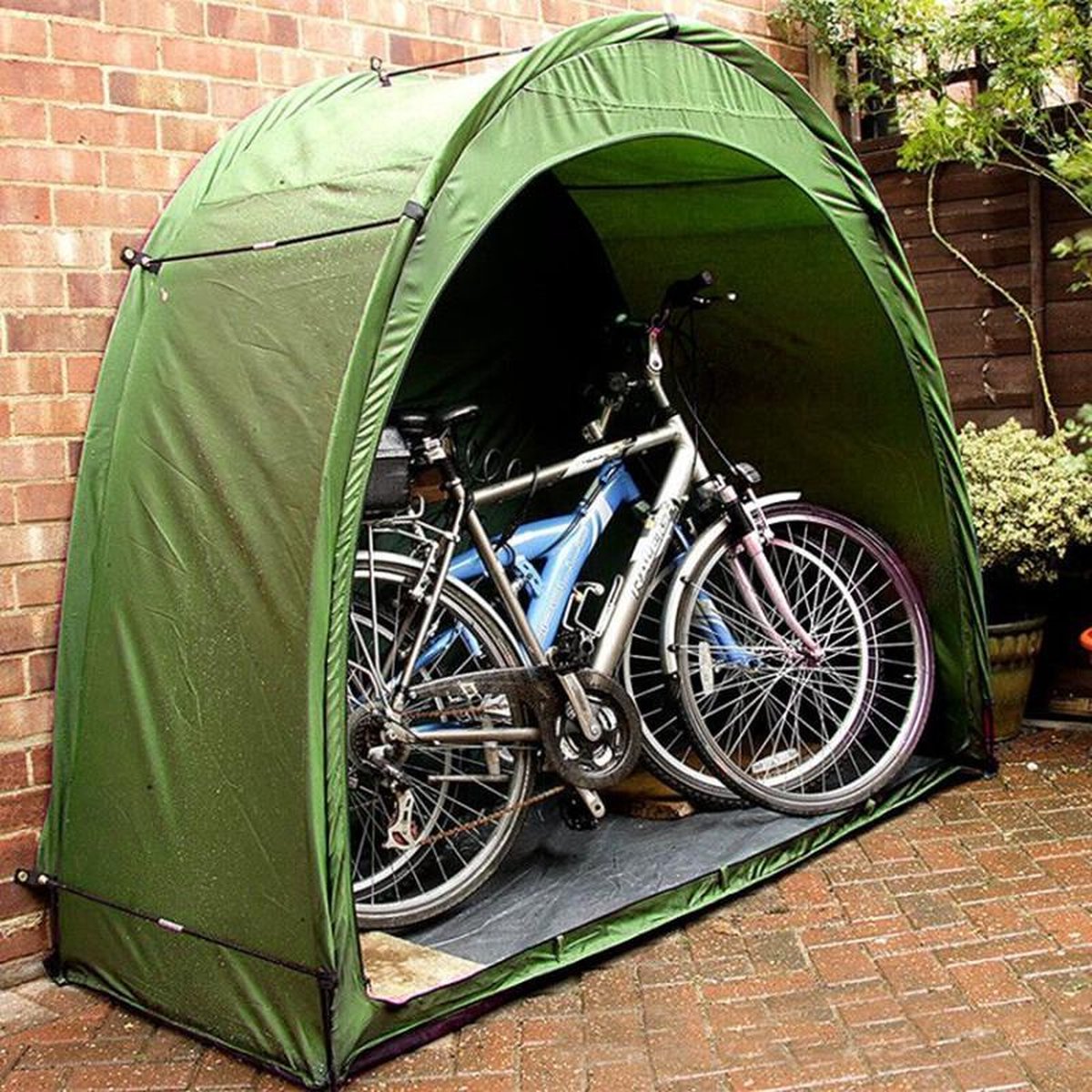 Fietstent,Beschermhoes fietsenschuur, tent voor camping in de open  lucht-groen... | bol.com