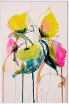 JUNIQE - Poster in kunststof lijst Bloom Series Bright 0919 -20x30