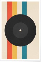 JUNIQE - Poster Record -13x18 /Kleurrijk