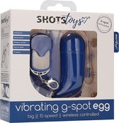 Wireless Vibrating G-Spot Egg - Big - Blue
