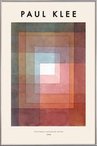 JUNIQE - Poster met kunststof lijst Klee - White Framed Polyphonically