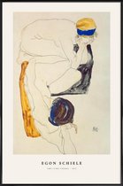 JUNIQE - Poster in kunststof lijst Schiele - Two Lying Figures -60x90