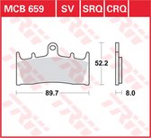 TRW - Remblokken - MCB 659 CRQ - Hyper Carbon Racing
