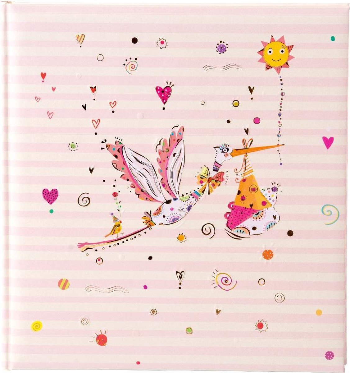GOLDBUCH GOL-15445 TURNOWSKY Babyalbum ADEBAR roze (zonder tekst) als Fotoboek OP=OP