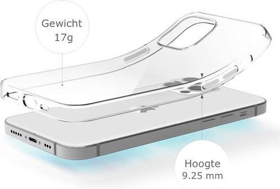 iPhone 12 Pro hoesje - iPhone 12 Pro case - Transparant - Cover hoes - SOUTES