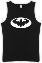 Zwarte Tanktop met “  Power Badman " print size XXXL