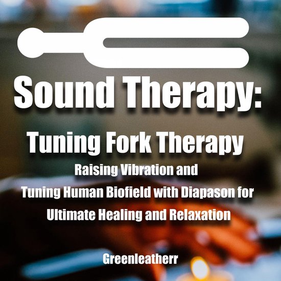 Foto: Sound healing tuning fork therapy raising vibration and tuning human biofield with diapason for ultimate healing and relaxation