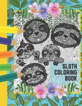 Sloth Coloring Book