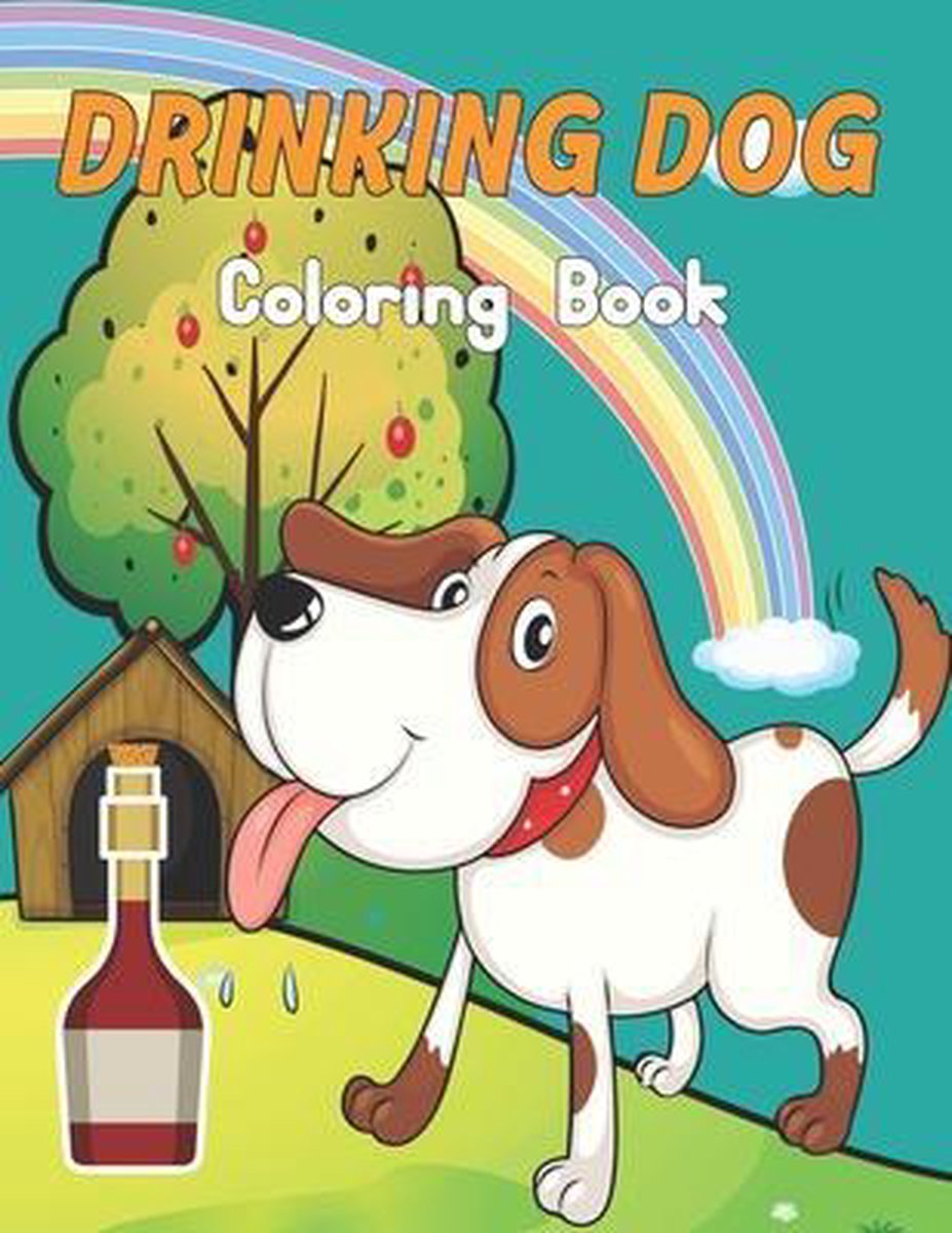 Drinking Dog Coloring Book - Tommy Kirwin