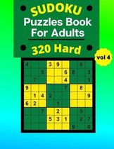 Hard Sudoku Puzzle Book For Adults