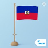 Tafelvlag Haiti 10x15cm | met standaard