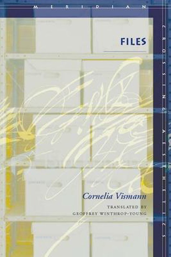 Files 9780804751513 Cornelia Vismann Boeken