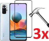 Full Cover 3D Edge Tempered Glass Screen Protector Geschikt Voor Xiaomi Redmi Note 10 Pro Max - Ultradun Gehard Glas - Optimale  Bescherming - Screenprotector Beschermglas - Scherm