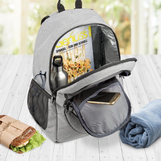 bomoe IceBreezer KR45 koeltas rugzak koelrugzak grijs 45x19x33 cm - 25 liter van bomoe — afbeelding 3