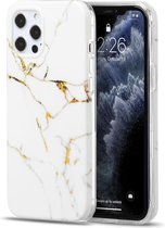 Luxe marmer hoesje voor Apple iPhone 12 Pro Max | Marmerprint | Back Cover