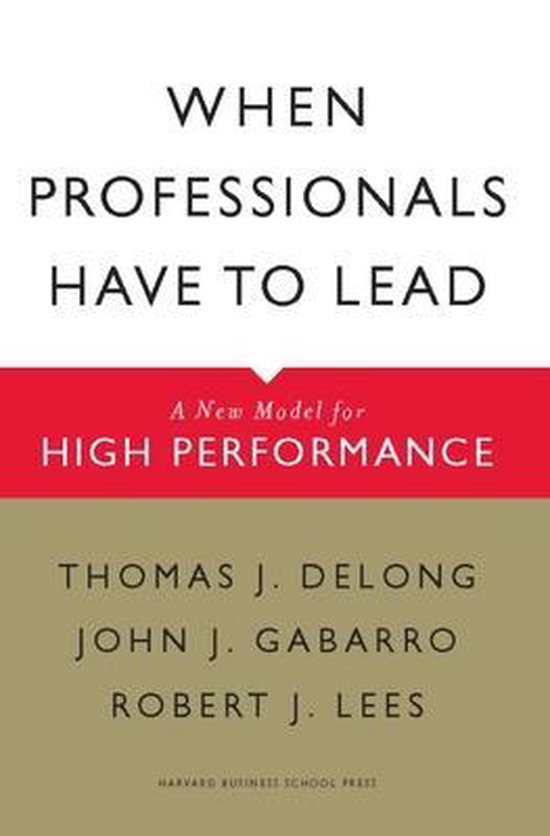 When Professionals Have To Lead - cover