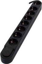 Chacon - Design TCD RA 8V/3m 3x1,5qmm - schakelaar - zwart