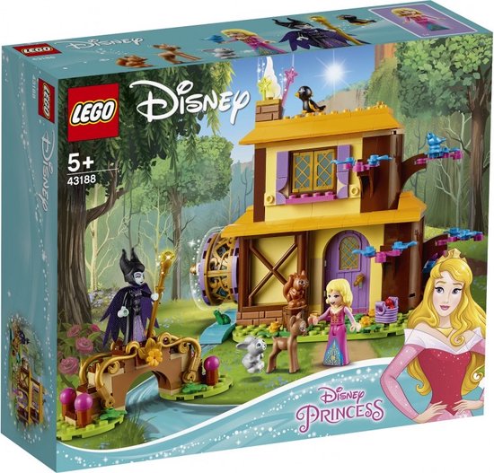LEGO Disney Princess 43188 Le chalet dans la forêt d'Aurore Jouet | bol