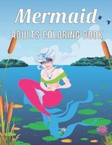 Mermaid Adults Coloring Book