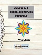 Adult coloring book mandala