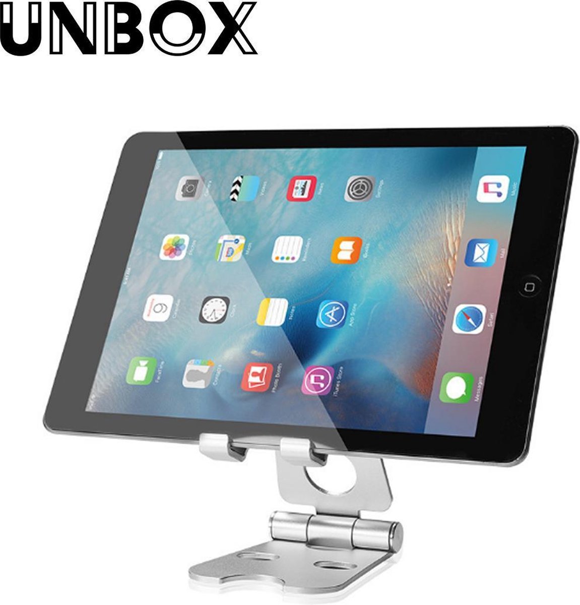 GOZOPO 360° Draaibare Opvouwbare Tablet-telefoonhouder, Meerhoekig Verstelbaar Bureau Mobiele Telefoonstandaard, Compatibel met Alle Smartphones, iPhone 16, 15, 14, 13 Pro, iPad, tablet 4-10 inch
