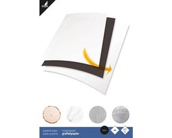 foto van Grafietpapier Kangaro zwart A4, 8 vel, 50grams