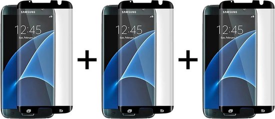 honderd mild Haarzelf Samsung S7 Edge Screenprotector - Beschermglas Samsung galaxy S7 Edge  Screen Protector... | bol.com