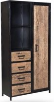 Cabinet kast sleeperwood en staal