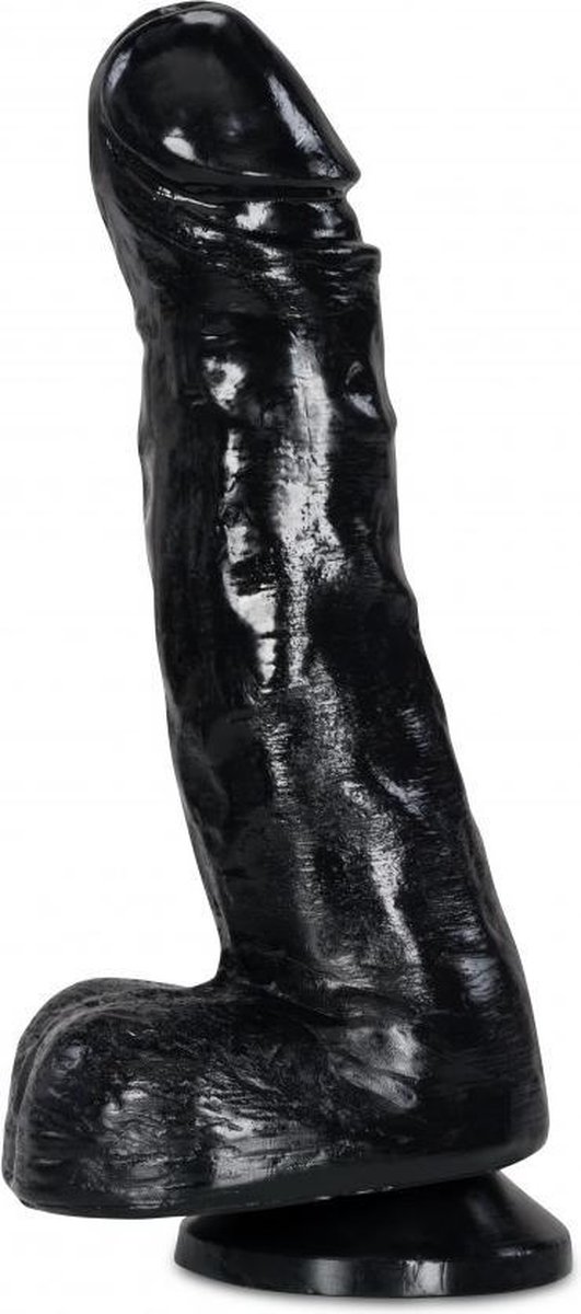 Goedkoopste XXLTOYS - Kamit - Dildo - Inbrenglengte 18 X 5 cm - Black - Uniek Design Realistische Dildo – Stevige Dildo – voor Diehards only - Made in Europe