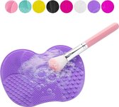 Schoonmaak Mat- Make-Up Siliconen Brush Cleaner Cosmetische - Make Up Borstel - Gel Cleaning Mat Foundation - Make -Up Borstel Cleaner Pad Scrubbe Board