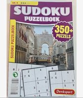 Denksport Puzzelboek Sudoku 3* - vakantieboek - 350 plus puzzels