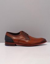 Floris van Bommel Vrouwen  30016743 / Herenschoenen  18107 led - Cognac - Maat 46