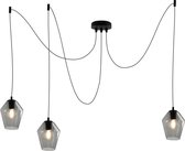 Olucia Penny - Plafondlamp - Grijs/Zwart - E27