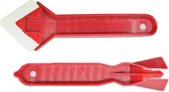 TIESOME Multifunctionele Plastic Schraper Set, Krasvrije Schraper Tool met 10 Stks Plastic Bladen & 3 Stuks Dubbele Hoofd Detail Reinigingsstok voor