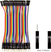 OTRONIC® Dupont Jumper kabels 40 stuks (Male-Female) 30cm | Arduino | Breadboard | ESP32 | ESP8266