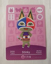 Amiibo animal crossing new horizons origineel Eu Stinky 259 kaart