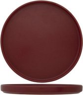 Tower Raspberry Rood Dessertbord - Ontbijtbord - Ø 21xh2cm