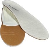 Superfeet wooly white Premium inlegzooltjes Merinowol Maat 46-48