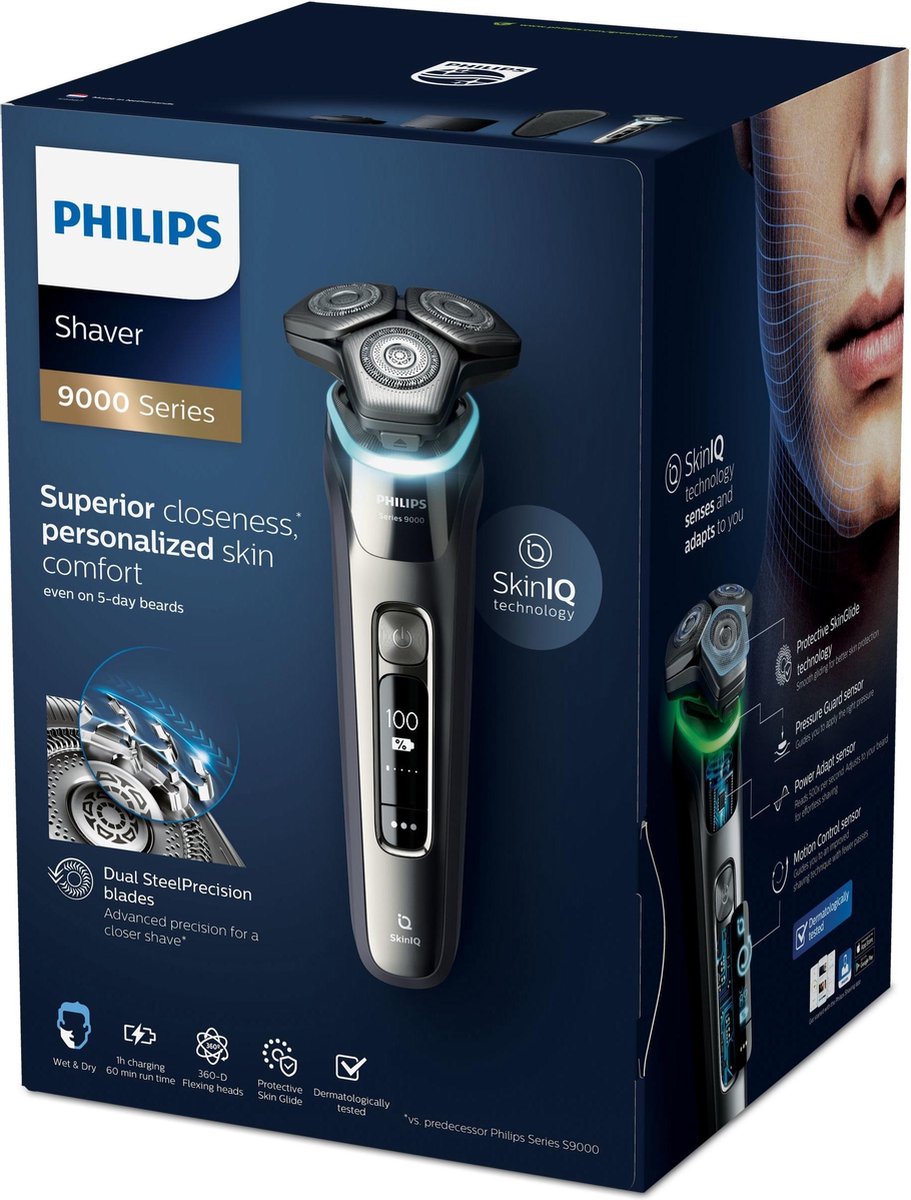 helaas feit moederlijk Philips Shaver Series 9000 S9987/55 - Scheerapparaat - Wet & Dry | bol.com