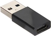 Astilla | USB-A Male naar USB-C Female adapter - USB 3.0 connector - Zwart