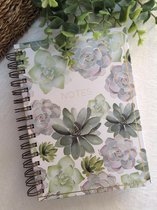 Punch Studio notitieboek Sophisticated Succulent