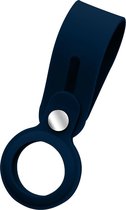 Tagcover Apple Airtag Sleutelhanger - silicone (DONKERBLAUW) - Beschermhoes - Hanger - Loop - Airtag - NL-Deals