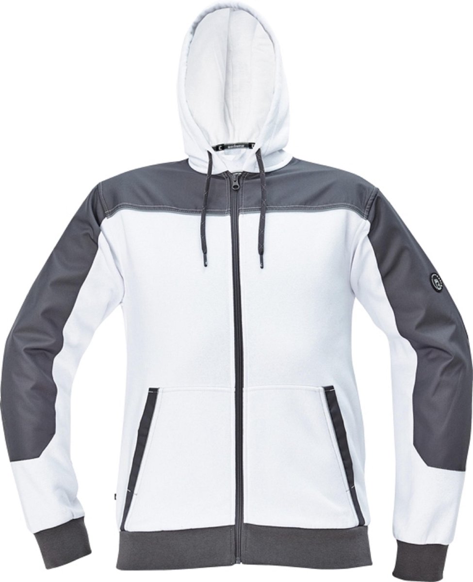 Cerva Cremorne Hooded vest wit maat M - schilder/stucadoor