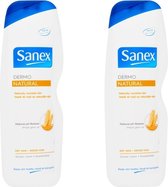 Sanex Dermo Natural Droge Huid Voordeelbox - 2 x 650 ml