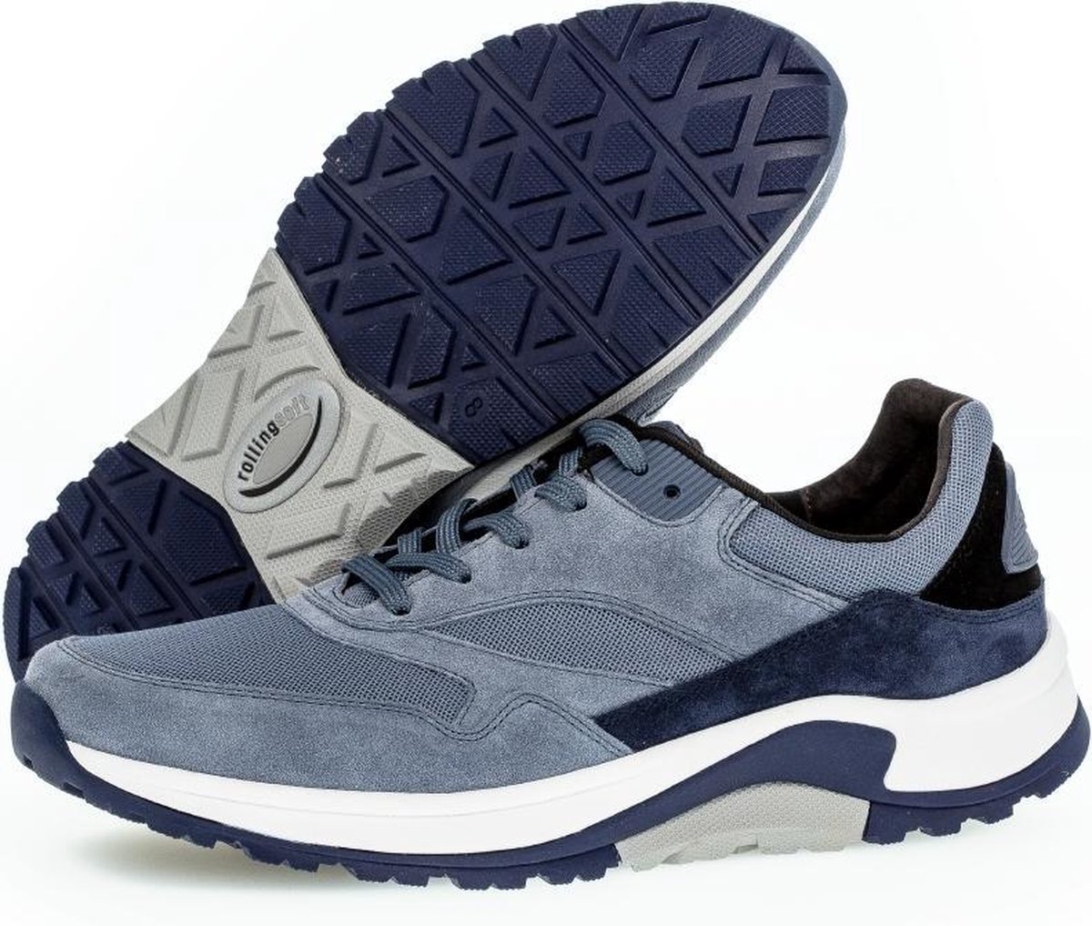 Pius Gabor HEREN Sneakers, Mannen Lage Sneaker,gecertificeerd leer, verwisselbaar voetbed,sportschoen,vrije tijd,Bruin (espresso) / 03,44.5 EU / 10 UK