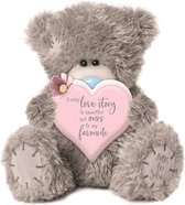 Knuffel - Beer - Every love story is beautiful but ours is my favorite - 29cm