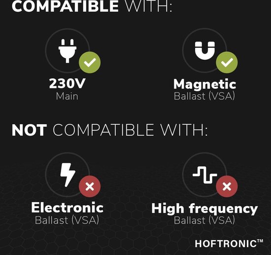 LED T8 (G13) TL buis 60 cm - 9 Watt - 990 Lumen - 3000K vervangt 18W (18W/830) flikkervrij - 110lm/W - HOFTRONIC