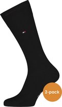 Tommy Hilfiger Classic Socks (2-pack) - herensokken katoen - zwart - Maat: 47-49