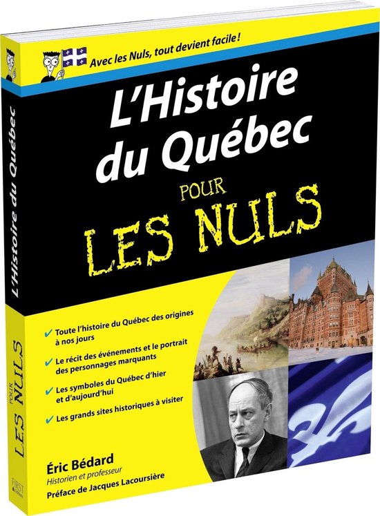 L'Histoire du Quebec pour les nuls - cover