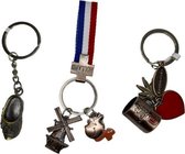 Sleutelhanger Set: Brons Holland - Souvenirs - 3 stuks